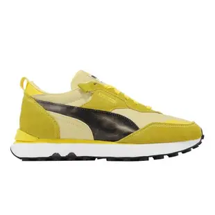 Puma 休閒鞋 Rider FV Pikachu 男鞋 女鞋 黃 黑 麂皮 寶可夢 皮卡丘 38768801