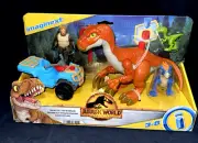 IMAGINEXT JURASSIC WORLD DOMIMION DINOSAUR SCOUT ACTION FIGURE FISHER PRICE
