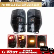 Smoked LED Pair Tail Light Rear Lamp Fits MITSUBISHI TRITON MR 2018-ON AU (for: Mitsubishi)