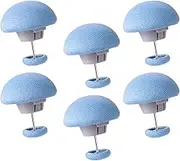 Compact Duvet Clips, 6X Anti-Slip Tightener Holders for Tablecloths, Multi-Functional Portable Sheet Fasteners Clamp for Thick Fabrics, Quilts, Back Cushions