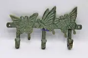 Cast Iron Garden Butterfly Wall Hooks Patio Porch Rustic Wall