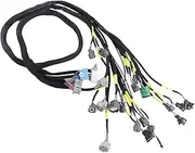 MISIOEK Engine Wiring Harness Compatible with Honda Civic Integra B16 B18 D16 OBD1 Budget D & B-Series Tucked CNCH-OBD1-1
