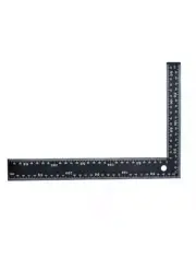 RIGHT ANGLE FRAMING SQUARE HEAVY DUTY L shape RULER 12X8 2-SIDED with Metric NEW