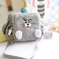 在飛比找蝦皮商城精選優惠-《湯姆貓與傑利鼠》🇯🇵日本商品 方塊湯姆貓造型斜背包 TOM