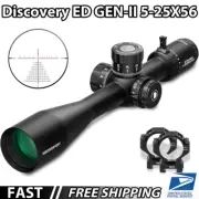Discovery Optics ED GEN II 5-25x56 FFP 34mm Zero Stop Scope - Japanese ED Glass