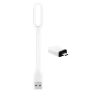 For Notebook Laptop Desk Reading Flexible Bright Mini USB LED Light Lamp Adaptor