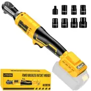 Cordless Ratchet Wrench 74ft-lbs Compatible with - 20V Max Batter...