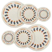 6Pcs Cotton Trivet 3 Sizes Kitchen Trivets Heat Resistant Trivet Set Washable