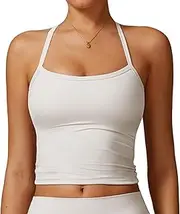 [TianheInnove] Women's Yoga Tank,Brushed Quick-Dry Workout Top for Winter Running, Hot Yoga and Gym Training
