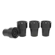 4 Pieces Walking Stick Ferrule Rubber Crutch Tips Bottom End Protector 16mm black