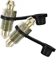 OSOLADY Car Brake Bleeder Caps M10 Grease Fitting Caps Motorcycle Bleeder Screws Easy to Install