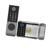 Waterproof Smart Lock Wifi Double Side Fingerprint Lock Outdoor Gate Digital RUm