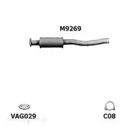 Redback Mufflers Bolt-On to suit 80 5+5 F/Resi - M9269