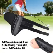 Golf Swing Alignment Brace 2.0,Golf Swing Training Aid,Impact Golf Training Aid