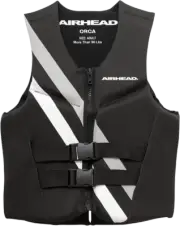 AIRHEAD Black/White Medium Orca Vest 10075-09-B-BK