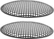 Kisangel Speaker Protective Mesh Cover Car Audio Speaker Net 2pcs Grill Cover for Car Audio Home Office
