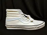 VANS Hi-Top Style 38, Bone, Cream, White, Mens Size 13 -- Old Skool Half Cab