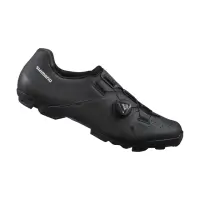在飛比找momo購物網優惠-【SHIMANO】XC300 登山車鞋 動力鞋楦 寬版 黑色