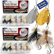 RoxStar Fly Strikers Proven Nationwide to Out-Fish Any Spinner | Hand-Tied in The USA | Most Versatile Fishing Spinner Ever! Trout, Bass, Steelhead | Stop Fishing - Start Catching