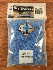Tavy Tile Flooring Spacers 3/16", 100 Per Bag