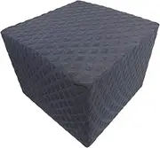 ZeugLung Square Ottoman Cover, Small Ottoman Slipcover, Footstool Cover, Stretch Cube Footrest Ottoman Cover