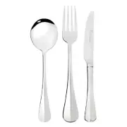 Stanley Rogers Baguette Table Knife, Table Fork & Soup Spoon Bundle x 36| Bnb Su