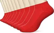 SNEAKER LIFE(スニーカーライフ) Men's 10 Pair Set, Ankle Socks, Solid Color, Cotton Blend, Eco Packaging, Bottom Pile Sneakers, 3 Sizes