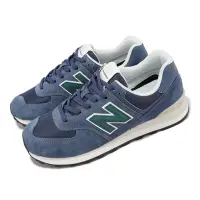 在飛比找Yahoo奇摩購物中心優惠-New Balance 休閒鞋 574 男鞋 女鞋 藍 綠 