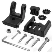 For XNT Transducer Bracket, Transducer Mounting Plate for XNT Model Transducers, 7400931 Transom Mo Black