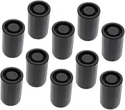 10Pcs Film cans Film Camera case Organizer Bulk Suitcase Container Bait Box Plastic Bottle with Cover Cans Plastic Film Film case Holder Plastic Film canisters Black