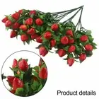 Artificial Strawberry Stems Faux Strawberry Plants Strawberry Botanical Bouquet