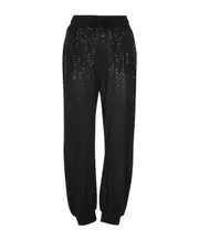Elastic waist sweatpants XXS,S,XS,M Black