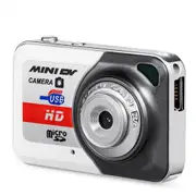 Digital Camera X6 Portable Camera Keychain, Ultra Mini High Denifition Kids Camera Mini DV with 32 GB Memory Card, Grey