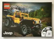 NEW INSTRUCTION ONLY Lego Technic 42122 Jeep Wrangler MANUAL ONLY NO BRICKS