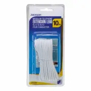 Jackson 10m White Telephone Lead - RJ12 to RJ12