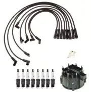 ACDelco Ignition Kit Distributor Rotor Cap Wire Spark Plugs for Oldsmobile 5.0L