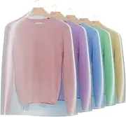 Hangerworld 20 Clear 40inch Dry Cleaning Laundry Polythylene Garment Clothes Cover Protector Bags 80 Gauge