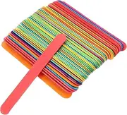 50pcs Multi- Craft Sticks Thick Popsicle Sticks Great for Boys and Girls' Fine Motor Skill Development