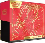 Scarlet and Violet Pokemon Elite Trainer Box Koraidon ETB Sealed IN CASE