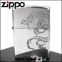 在飛比找PChome24h購物優惠-【ZIPPO】日系~Dragon-民族風龍圖騰-兩面連續加工