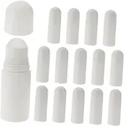 KAILIKETIY 15pcs Refillable Travel Perfume Atomiser for Toiletries Essential Oil Roller Bottles Set 50ml Empty Rollerball Bottles