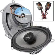 5x7" Coaxial Speakers 65 Watt In Line Crossovers Tweeters Memphis Audio MS57