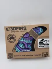 3DFins Kracken 5 Fin Medium Surf Dimple Technology