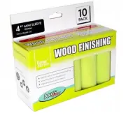 AXUS LIME WOOD FINISHING SLEEVES 4INCH PACK OF 10