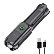 990000LM CREE LED Tactical Flashlight USB Rechargeable Camping Hunting Torch