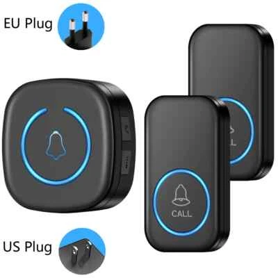 Wireless Doorbell 1000ft Range Enough with 5 Volume Levels Door Welcome Chimes