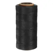 150D Waxed Thread 284 Yards Polyester Leather Sewing Waxed String Black