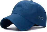 [XibeiTrade] Plain Breathable Quick Drying Baseball Cap Mesh Sun Hat for Baseball Golf Fishing Outdoor Hats