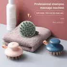 Massage Massager Clean Scrubs Hair Brush Shampoo Scalp Showers Head Hot~