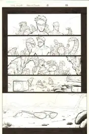 TOMB RAIDER #15, PAGE 22 - ORIGINAL COMIC ART BY FRANCIS MANAPUL